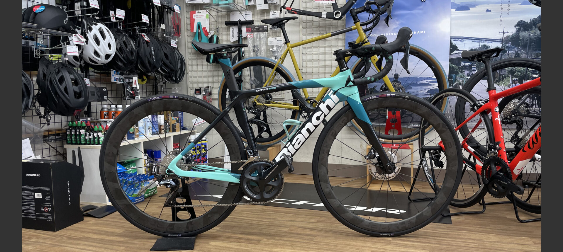 Bianchi OLTRE XR3 x ULTEGRA x Lun HYPERホイール をご注文いただき