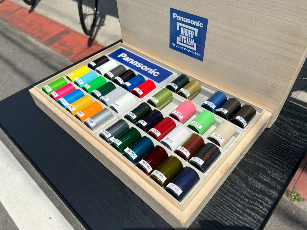 Panasonic カスタムオーダーシステムPOS のカラーサンプルを撮影しま 