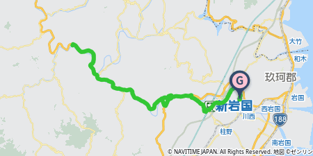 ゆるめライド_錦帯橋_ウッドビレッジ47km_コース